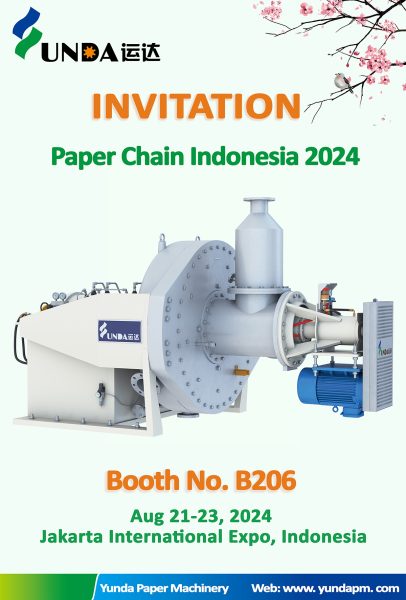 Yunda sincerely invites you to visit our booth of  Paper Chain Indonesia 2024 