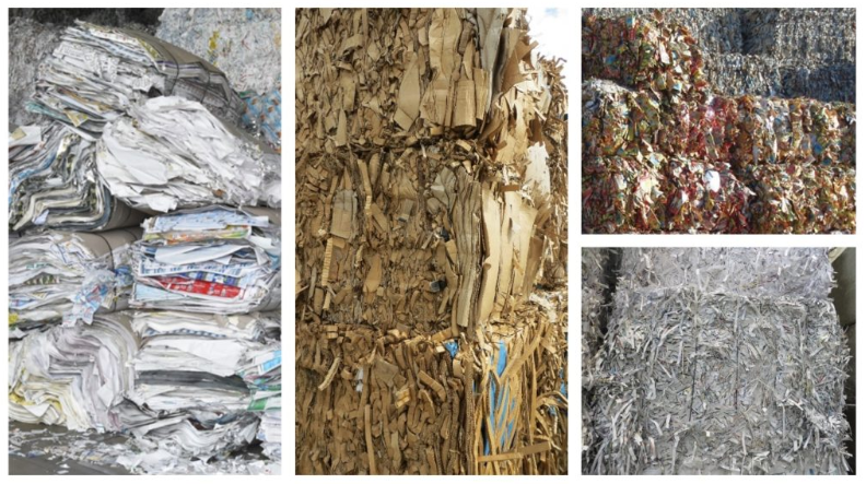 Figure 1. Examples of pre-consumer paper for recycling 